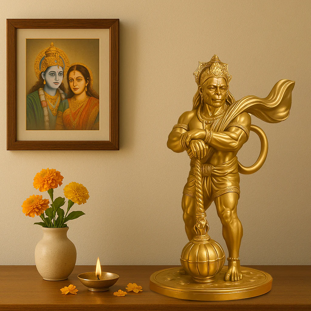 Lord Hanuman, Standing Devotion Form